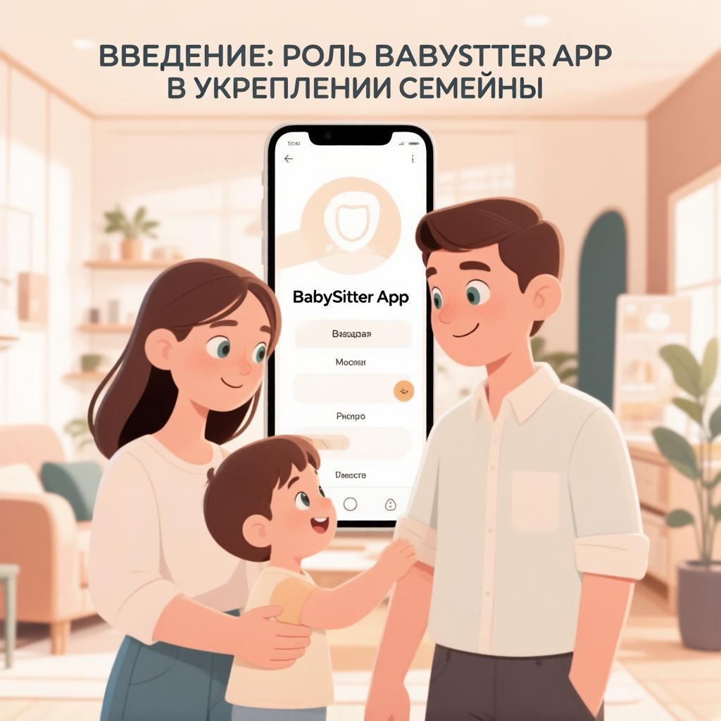 Введение: роль BabySitter App в укреплении семейных связей