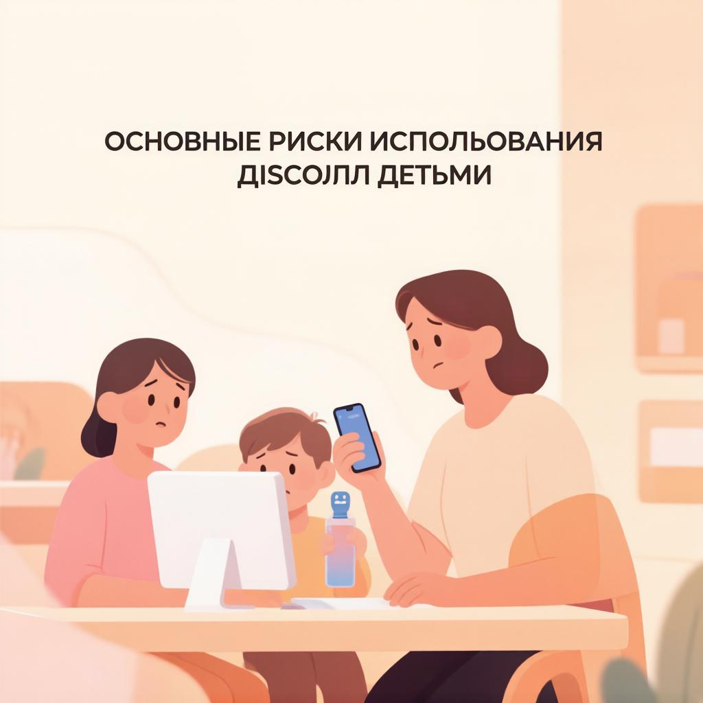 Основные риски использования Discord детьми