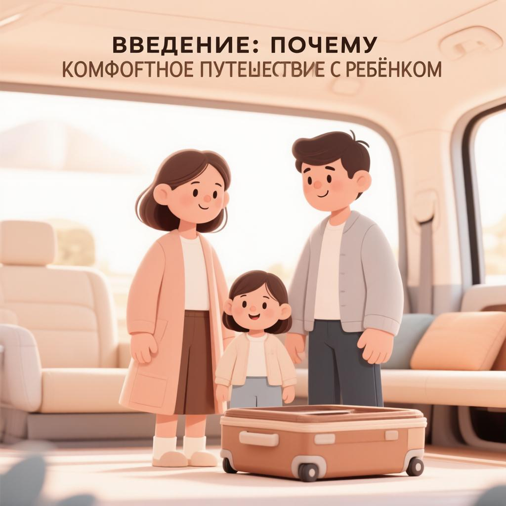 Введение: почему комфортное путешествие с ребёнком — это важно