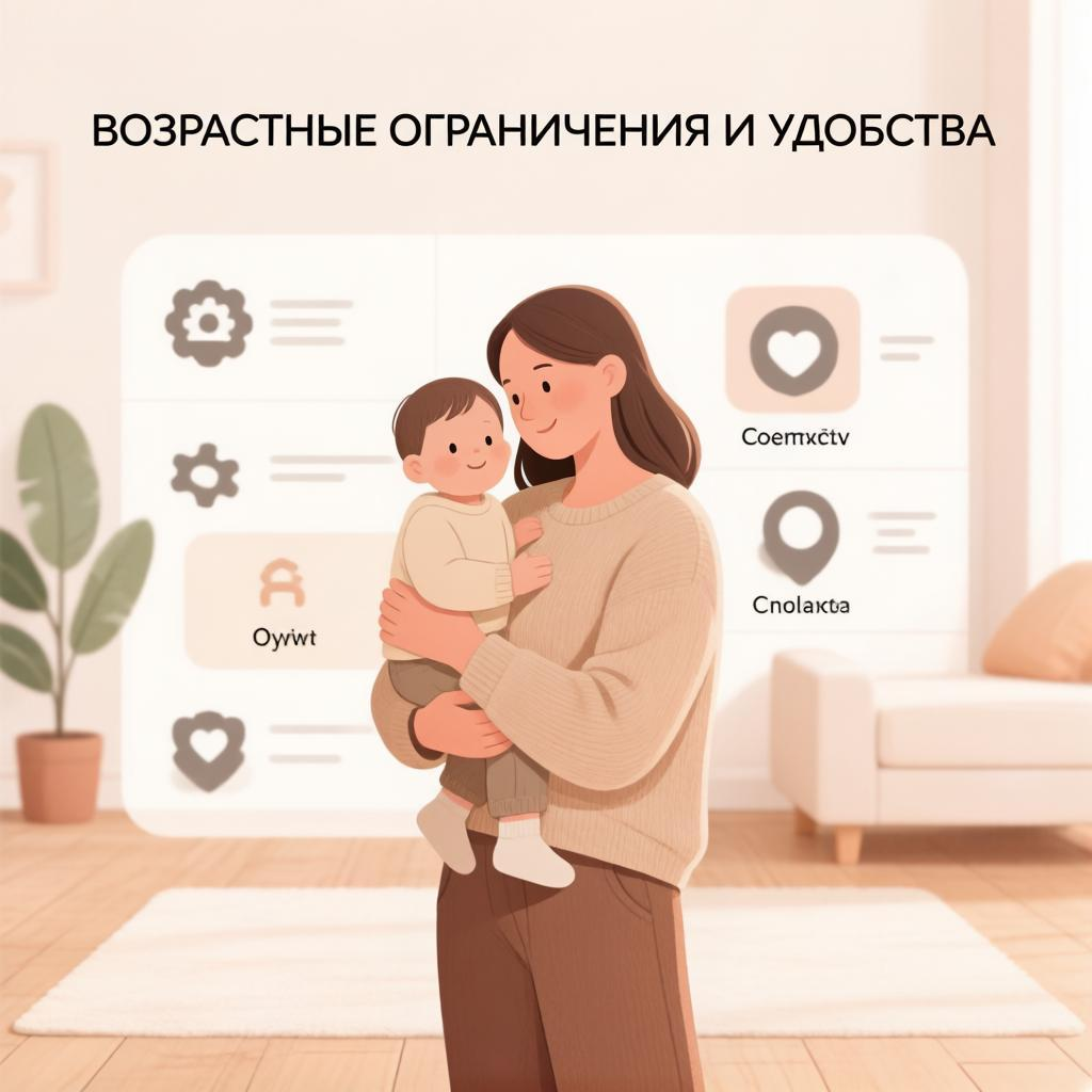 Возрастные ограничения и удобства