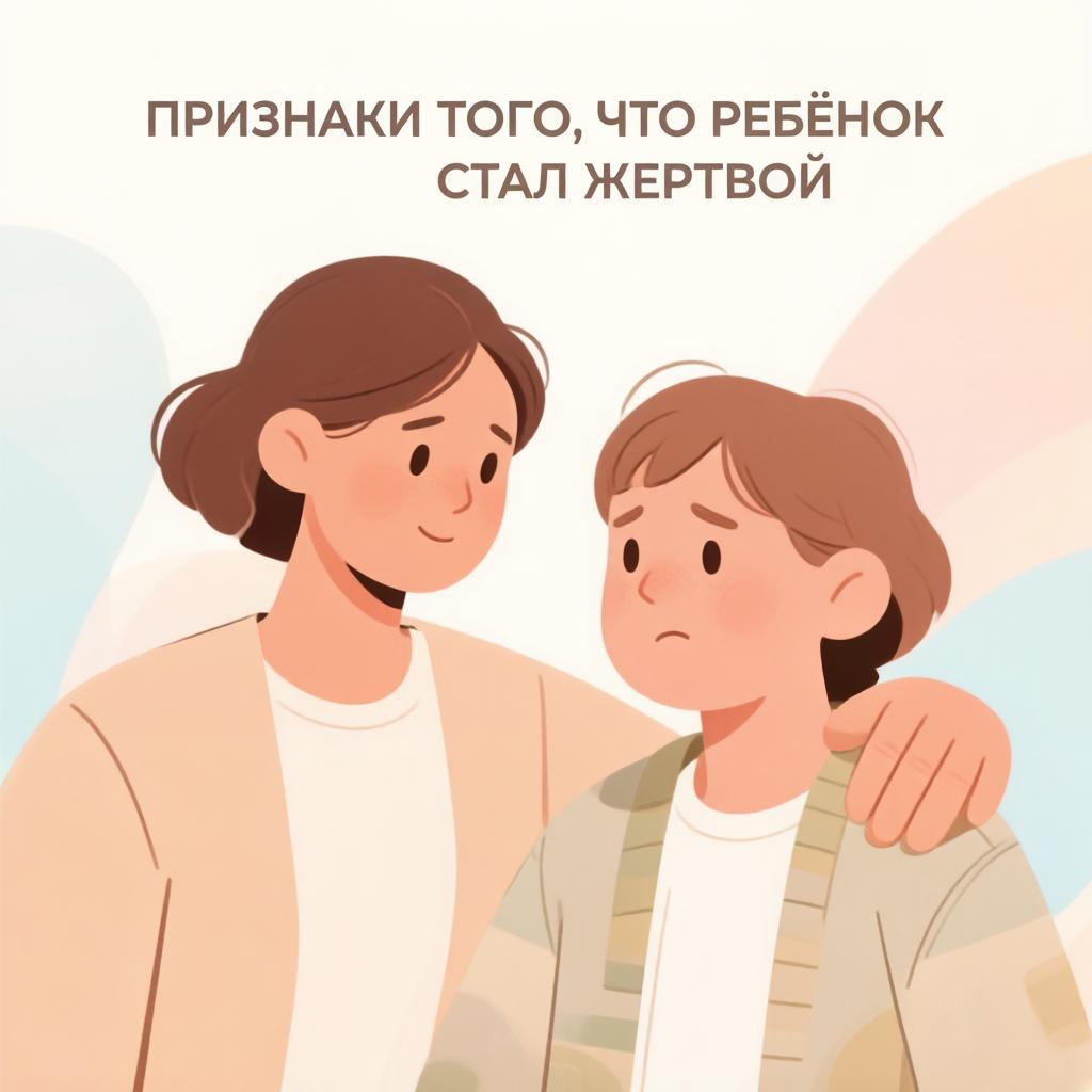 Признаки того, что ребёнок стал жертвой