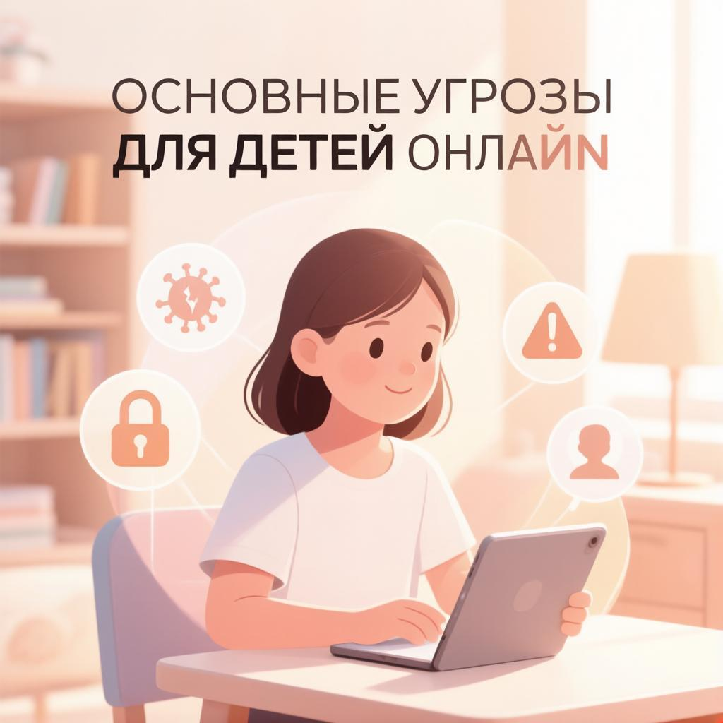 Основные угрозы для детей онлайн