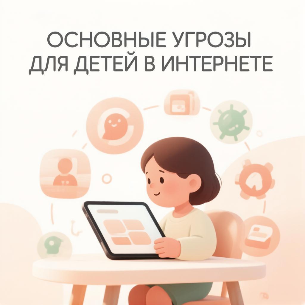 Основные угрозы для детей в интернете