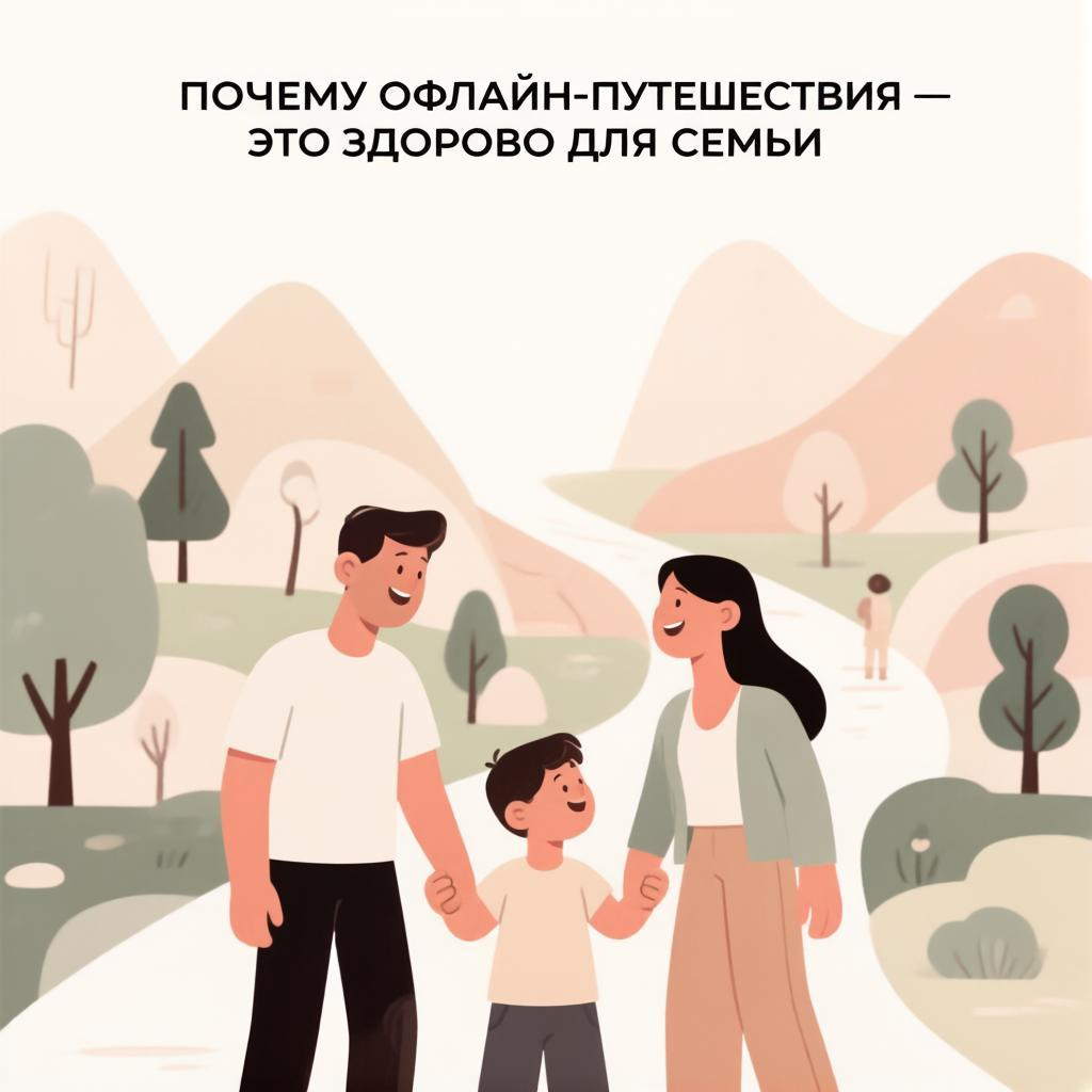 Почему офлайн-путешествия — это здорово для семьи
