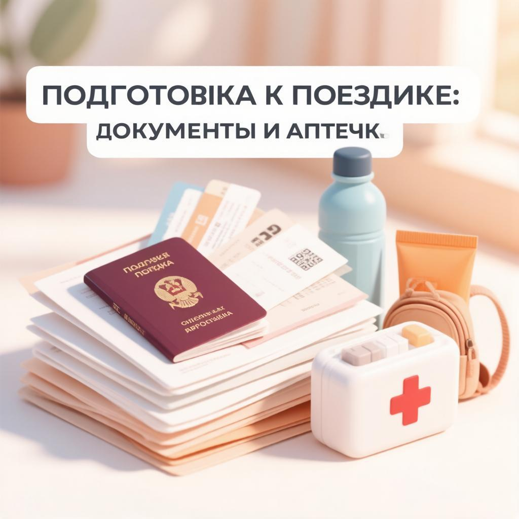 Подготовка к поездке: документы и аптечка