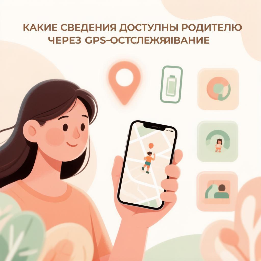 Какие сведения доступны родителю через GPS-отслеживание?