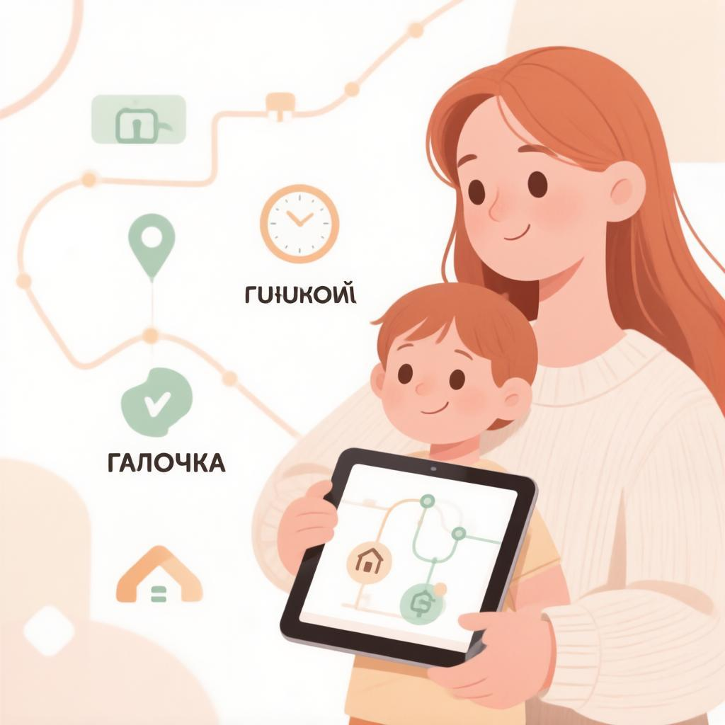Где хранится история маршрутов ребенка?