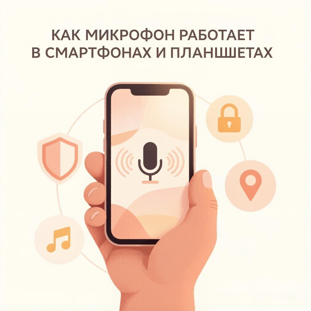 Как микрофон работает в смартфонах и планшетах