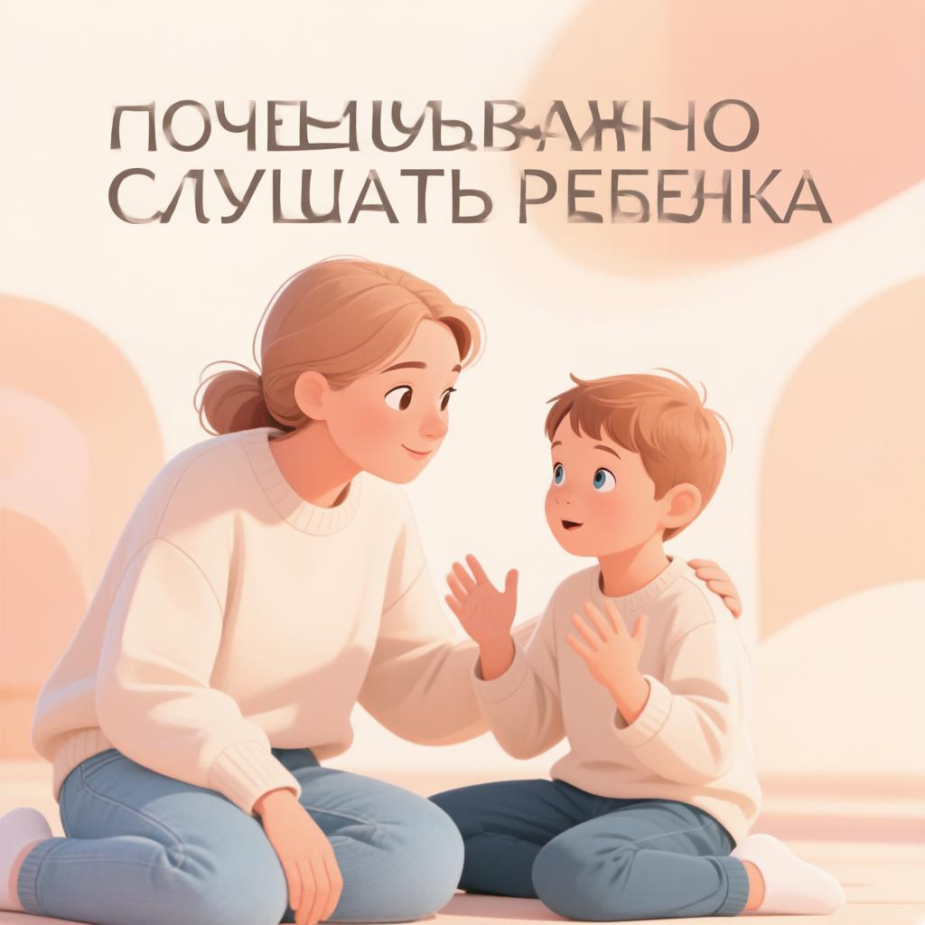Почему важно слушать ребенка