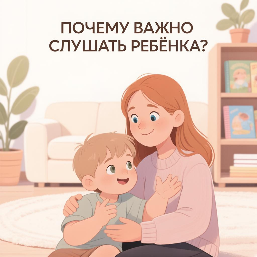 Почему важно слушать ребёнка?