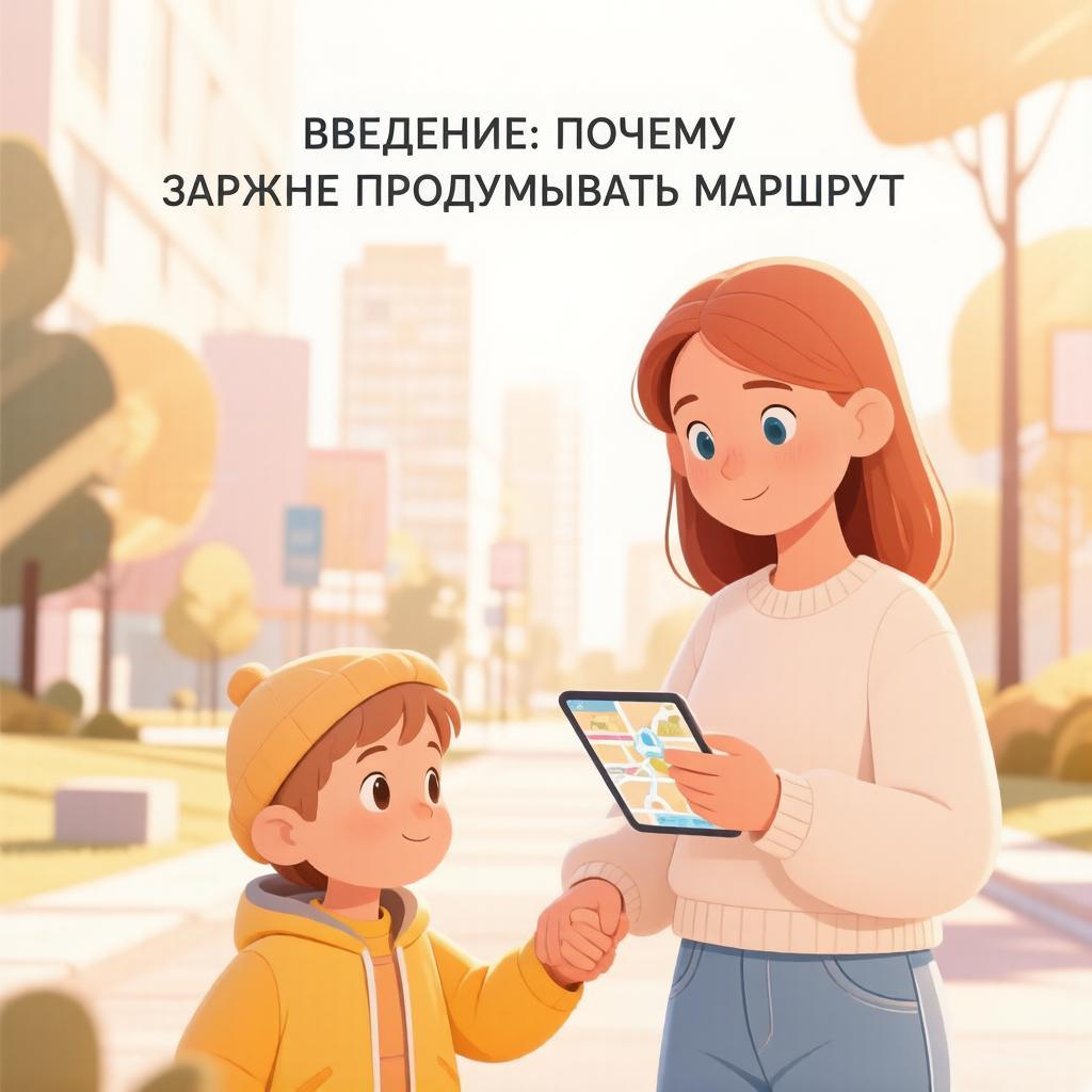 Введение: почему важно заранее продумывать маршруты для детей