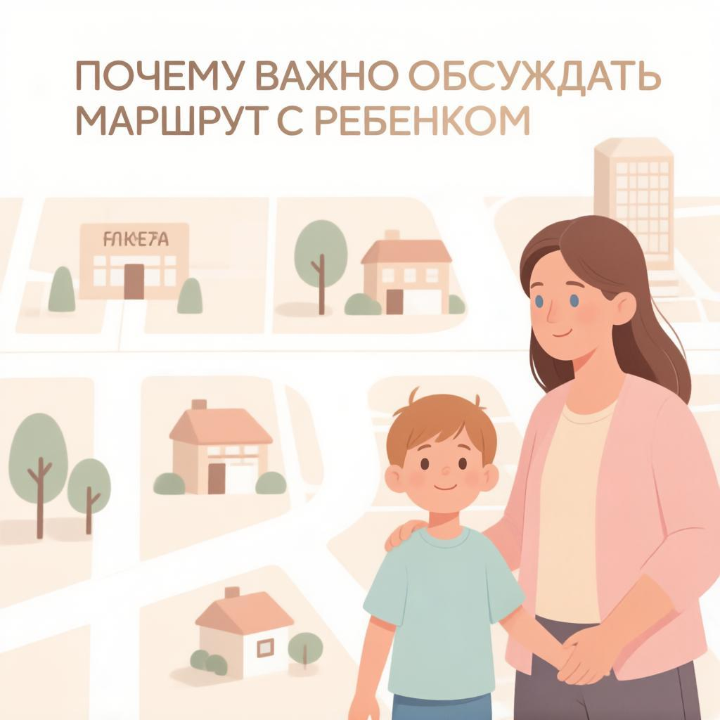 Почему важно обсуждать маршрут с ребенком