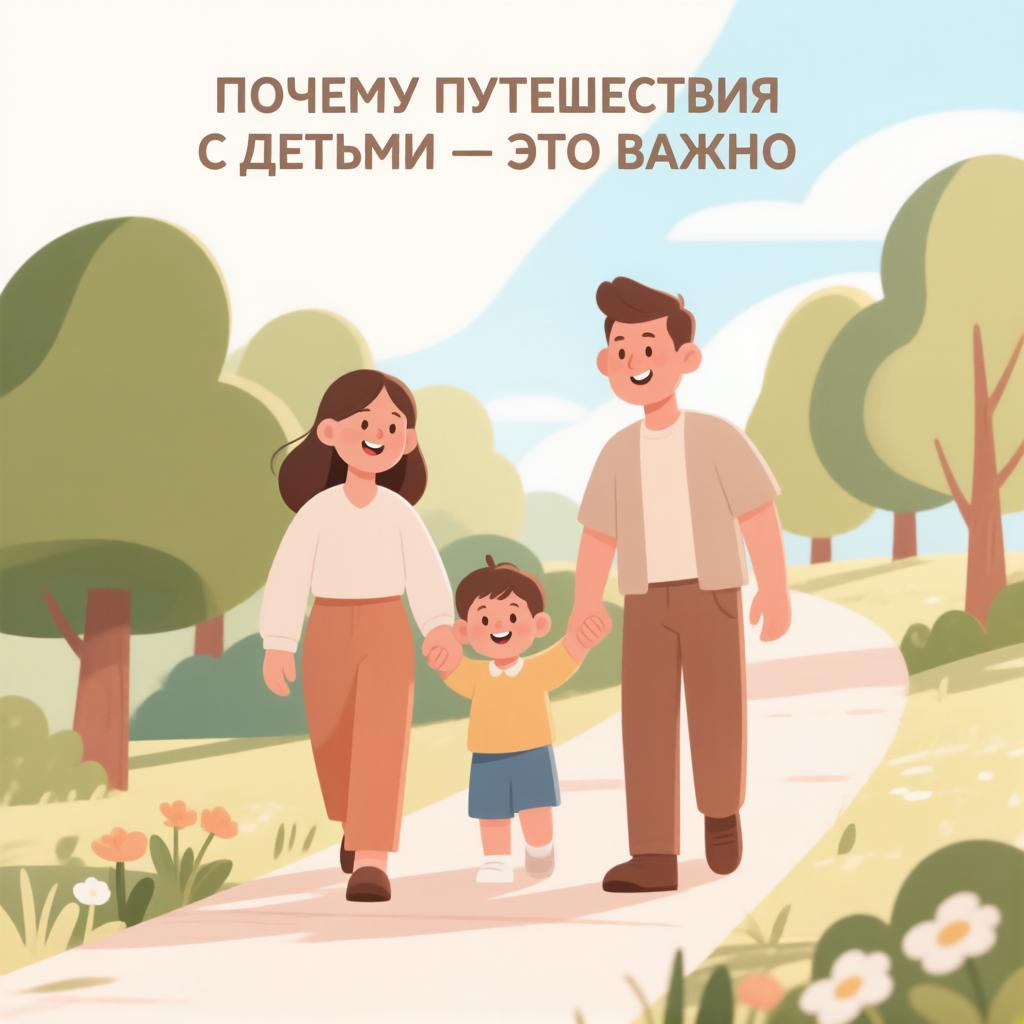 Почему путешествия с детьми — это важно