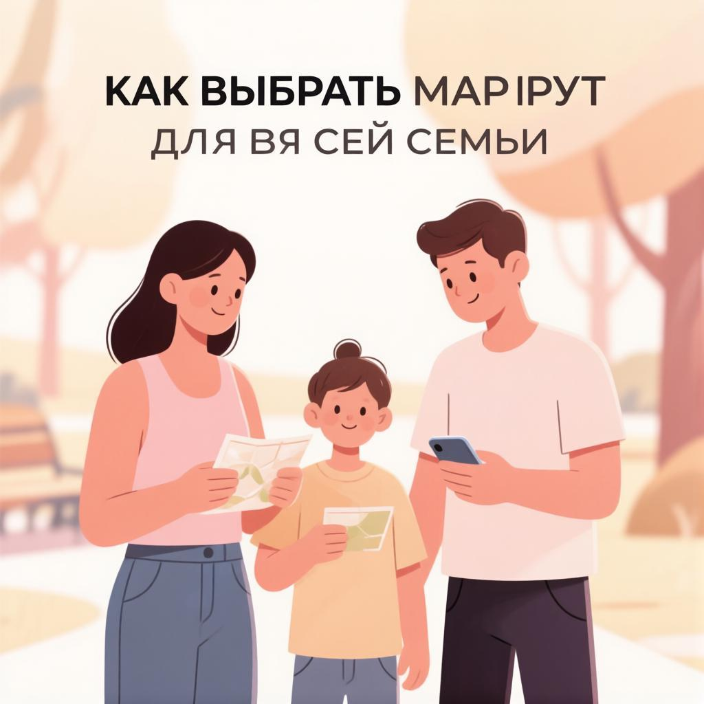 Как выбрать маршрут для всей семьи