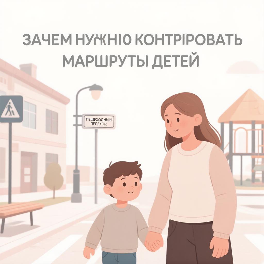 Зачем нужно контролировать маршруты детей