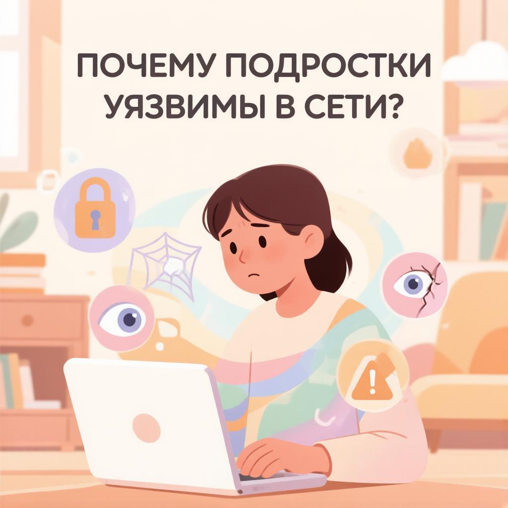 Почему подростки уязвимы в сети?