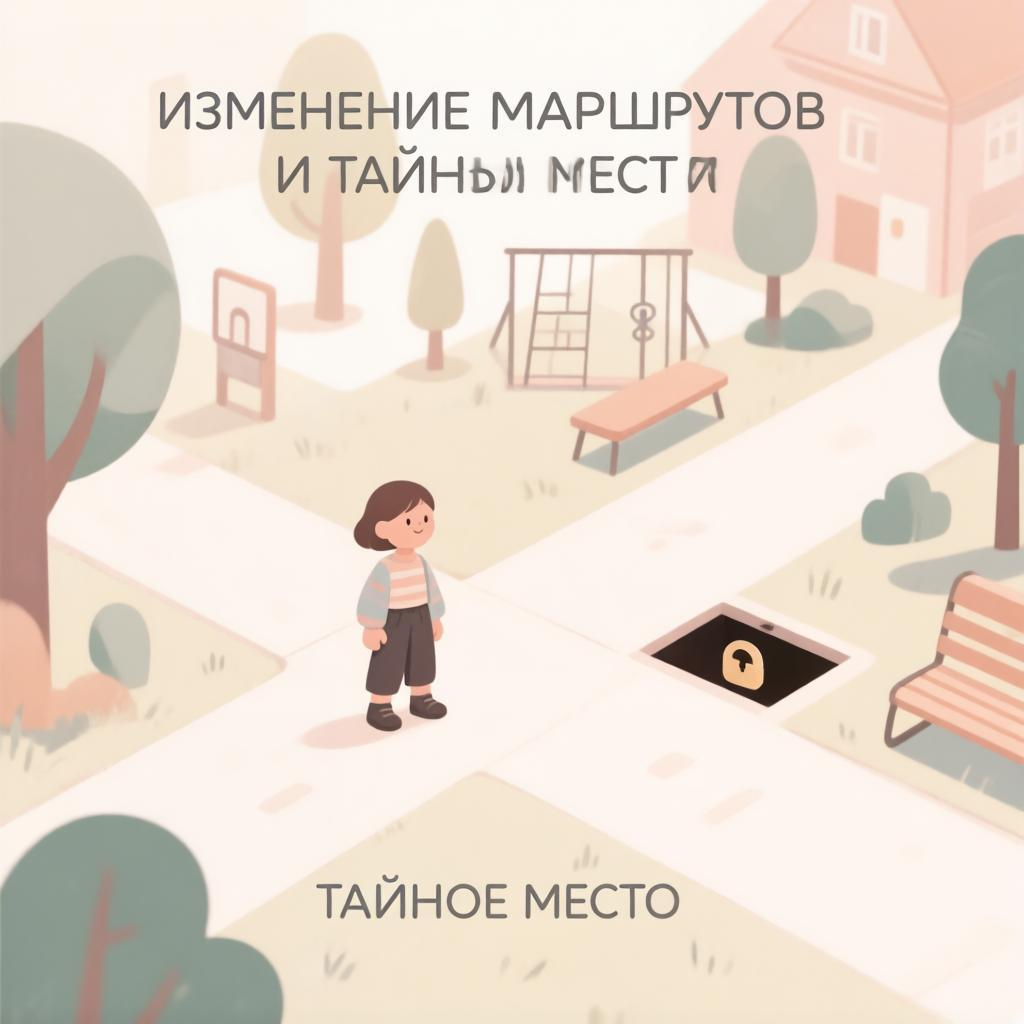 Изменение маршрутов и тайных мест