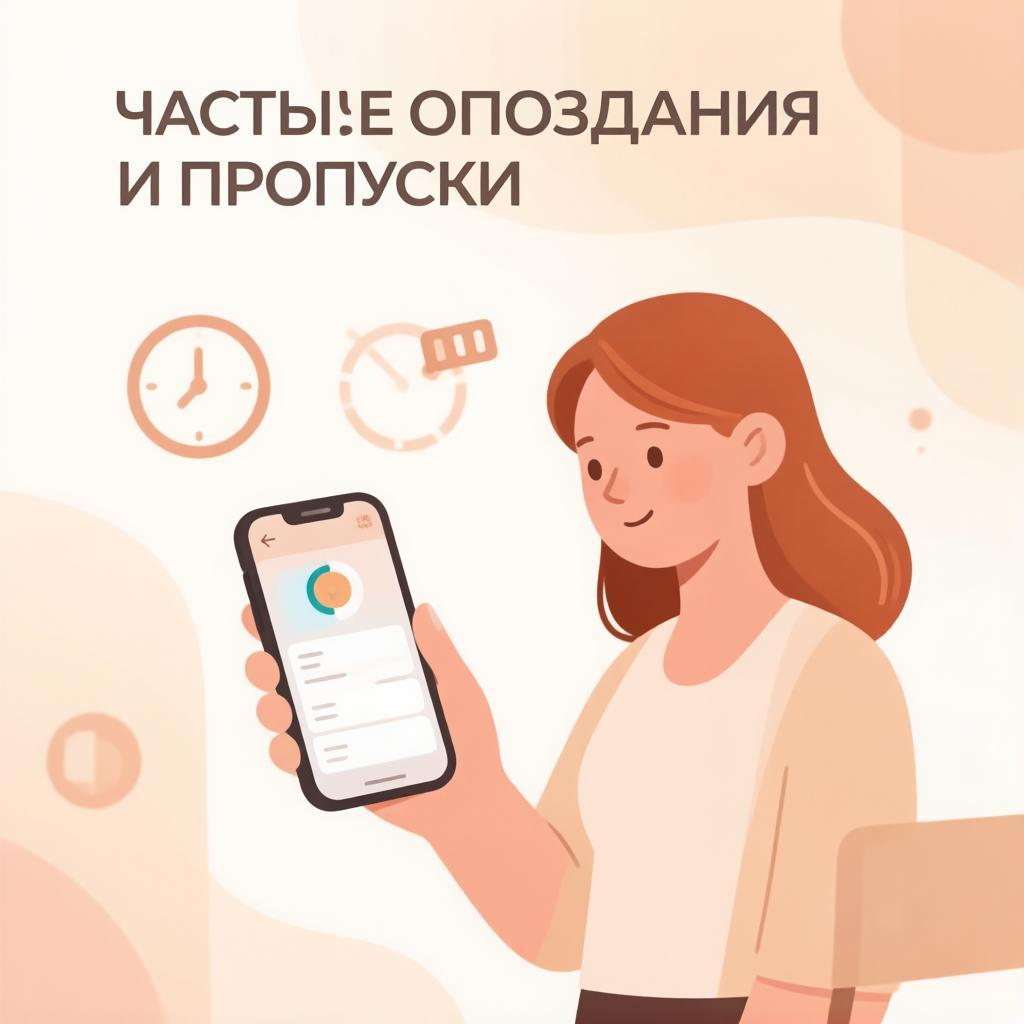 Частые опоздания и пропуски
