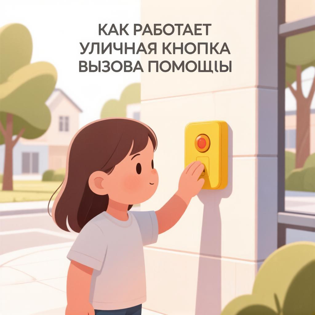 Как работает уличная кнопка вызова помощи
